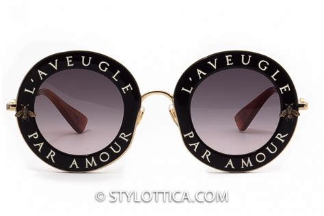 gucci l'aveugle par amour sunglasses